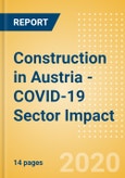 Construction in Austria - COVID-19 Sector Impact - (Update 2)- Product Image