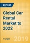 Global Car Rental (Self Drive) Market to 2022 - Market overview and insights for the car rental market to 2022 - Product Thumbnail Image