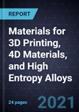 2021 Growth Opportunities in Materials for 3D Printing, 4D Materials, and High Entropy Alloys- Product Image