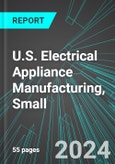 U.S. Electrical Appliance Manufacturing, Small: Analytics, Extensive Financial Benchmarks, Metrics and Revenue Forecasts to 2030- Product Image