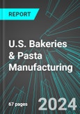 U.S. Bakeries (Incl Breads, Cookies, Cakes, Tortillas, Other Baked Goods) & Pasta Manufacturing: Analytics, Extensive Financial Benchmarks, Metrics and Revenue Forecasts to 2030- Product Image