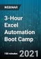 3-Hour Excel Automation Boot Camp: Top Ten Excel Functions, Lookup Functions (VLOOKUP, HLOOKUP, MATCH, INDEX), Basics of Excel Macros with an Introduction to VBA - Webinar (Recorded) - Product Thumbnail Image