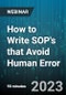 How to Write SOP's that Avoid Human Error - Webinar (Recorded) - Product Thumbnail Image