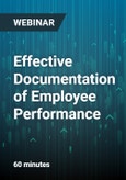 Effective Documentation of Employee Performance - Webinar- Product Image