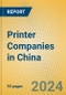 Printer Companies in China - Product Thumbnail Image