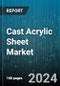 Cast Acrylic Sheet Market by Material Type (Cell Cast Acrylic, Continuous Cast Acrylic), Product Form (Expanded Mesh, Rod, Sheets), Thickness, Color, Finish Type, Application, End-Use Industry - Global Forecast 2025-2030 - Product Image