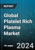 Global Platelet Rich Plasma Market by Source Type (Allogenic, Autologous, Homologous), Application (Cosmetic Surgery, General Surgery, Neurosurgery) - Forecast 2024-2030- Product Image