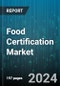 Food Certification Market by Certification Type (Dietary & Lifestyle Certification, Safety & Quality Certification), Product Category (Bakery & Confectionery, Beverages, Dairy Products), Food Type, End-User - Global Forecast 2025-2030 - Product Image