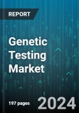 Genetic Testing Market by Product (Consumables & Equipment, Software & Services), Test Type (Carrier Testing, Diagnostic Testing, New Born Screening), Technology, Application, Distribution Channel, End-User - Global Forecast 2025-2030- Product Image