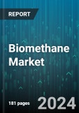 Biomethane Market by Feedstock (Agricultural Waste, Animal Manure, Energy Crops), Production Process (Anaerobic Digestion, Gasification, Pyrolysis), Application, End-use - Global Forecast 2025-2030- Product Image