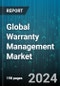 Global Warranty Management Market by Service (Consulting Services, Managed Services, Professional Services), Software (Administration Management, Claim Management, Service Contract), Industry, Deployment - Forecast 2024-2030 - Product Thumbnail Image