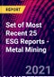 Set of Most Recent 25 ESG Reports - Metal Mining - Product Thumbnail Image