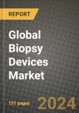 Global Biopsy Devices Market Innovations and Strategic Insights Report - Market Data, Trends, Market Potential, Competitive Analysis and Growth Forecasts (2024 to 2032)- Product Image