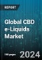 Global CBD e-Liquids Market by Product (CBD Isolate Vape Oil, Full-Spectrum CBD Vape Oil), Form (Concentrated Oil, Cream, Food Additive), Source, Distribution Channel, Application - Forecast 2024-2030 - Product Image