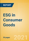 ESG (Environmental, Social, and Governance) in Consumer Goods - Thematic Research- Product Image