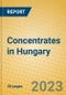 Concentrates in Hungary - Product Image