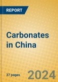 Carbonates in China- Product Image