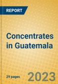 Concentrates in Guatemala- Product Image