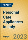 Personal Care Appliances in Italy- Product Image