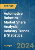 Automotive Robotics - Market Share Analysis, Industry Trends & Statistics, Growth Forecasts (2024 - 2029)- Product Image