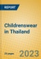 Childrenswear in Thailand - Product Thumbnail Image