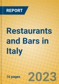 Restaurants and Bars in Italy- Product Image