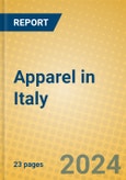 Apparel in Italy- Product Image