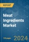 Meat Ingredients - Market Share Analysis, Industry Trends & Statistics, Growth Forecasts 2019 - 2029 - Product Thumbnail Image