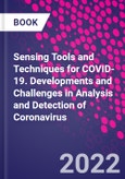 Sensing Tools and Techniques for COVID-19. Developments and Challenges in Analysis and Detection of Coronavirus- Product Image
