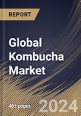 Global Kombucha Market Size, Share & Trends Analysis Report By Nature (Organic, and Inorganic), By Type (Bottle, and Can), By Product, By Distribution Channel, By Flavor (Flavored, and Non-Flavored), By Regional Outlook and Forecast, 2024 - 2031- Product Image