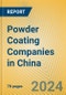 Powder Coating Companies in China - Product Image