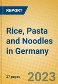 Rice, Pasta and Noodles in Germany- Product Image