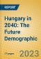 Hungary in 2040: The Future Demographic - Product Thumbnail Image