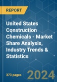 United States Construction Chemicals - Market Share Analysis, Industry Trends & Statistics, Growth Forecasts (2024 - 2030)- Product Image