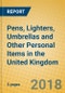 Pens, Lighters, Umbrellas and Other Personal Items in the United Kingdom - Product Thumbnail Image