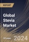 Global Stevia Market Size, Share & Trends Analysis Report By Distribution Channel (Offline, and Online), By Form (Powder, Liquid, and Leaf), By End User (Food & Beverages, Retail, Pharmaceuticals, and Others), By Type, By Regional Outlook and Forecast, 2024 - 2031 - Product Thumbnail Image