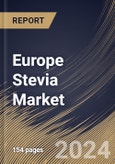 Europe Stevia Market Size, Share & Trends Analysis Report By Distribution Channel (Offline, and Online), By Form (Powder, Liquid, and Leaf), By End User (Food & Beverages, Retail, Pharmaceuticals, and Others), By Type, By Country and Growth Forecast, 2024 - 2031- Product Image