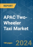 APAC Two-Wheeler Taxi - Market Share Analysis, Industry Trends & Statistics, Growth Forecasts 2019 - 2029- Product Image