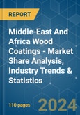 Middle-East And Africa Wood Coatings - Market Share Analysis, Industry Trends & Statistics, Growth Forecasts (2024 - 2029)- Product Image