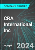 CRA International Inc (Charles River Associates) (CRAI:NAS): Analytics, Extensive Financial Metrics, and Benchmarks Against Averages and Top Companies Within its Industry- Product Image