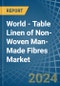 World - Table Linen of Non-Woven Man-Made Fibres - Market Analysis, Forecast, Size, Trends and Insights - Product Thumbnail Image