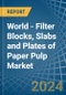 World - Filter Blocks, Slabs and Plates of Paper Pulp - Market Analysis, Forecast, Size, Trends and Insights - Product Image