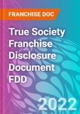 True Society Franchise Disclosure Document FDD- Product Image