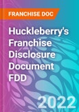 Huckleberry's Franchise Disclosure Document FDD- Product Image