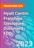 Hyatt Centric Franchise Disclosure Document FDD- Product Image