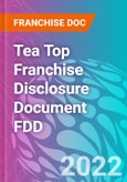 Tea Top Franchise Disclosure Document FDD- Product Image