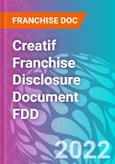 Creatif Franchise Disclosure Document FDD- Product Image