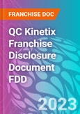 QC Kinetix Franchise Disclosure Document FDD- Product Image