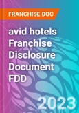 avid hotels Franchise Disclosure Document FDD- Product Image