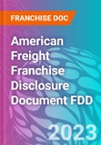 American Freight Franchise Disclosure Document FDD- Product Image